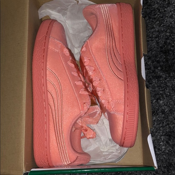 🔥PUMA Basket Classic Grade School Desert Flower NWT - Picture 5 of 8